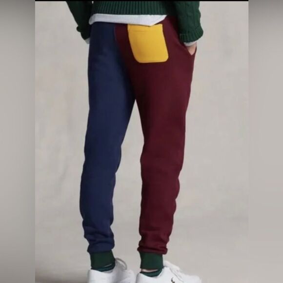 Polo Ralph Lauren- Men’s Color Block Joggers - Size XLT - Picture 2 of 4